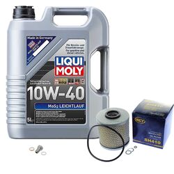 SCT Germany Ölfilter 5 L Liqui Moly MoS2 Leichtlauföl 10W-40 für BMW 3er