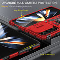 Handy Hülle für Samsung Galaxy Z Fold5 Panzer Case Magnet RingCover Kameraschutz