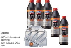 LIQUI MOLY Top Tec ATF 1200 5L MAHLE Getriebeölfilter für Mercedes-Benz E-Klasse