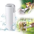 Hunde Trinkflasche Wasserflasche für Unterwegs mit Futterbehälter und Wassernapf