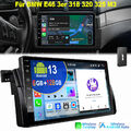 6+128G Android 13 Autoradio DAB+ für BMW E46 318 320 325 RDS GPS WIFI Carplay 4G