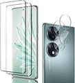 2X 3D Schutzglas ( Display + Kamera ) für Honor 70 Display Full Panzerfolie 9H