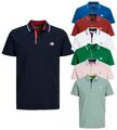 Jack & Jones Herren Poloshirt LOGAN blau weiß grün rot Kontrast S-2XL 12229382