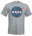 Youth Designz Herren T-Shirt Vintage NASA Logo Print Spruch Space Weltall usa