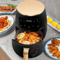 6L Heissluftfritteuse Air fryer Backofen Heißluft Fritteuse 2400W 8-Modi 80-200°