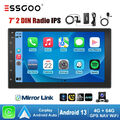 7" Autoradio 2 DIN DAB+ Carplay Android 13 4+64G GPS NAVI RDS BT WIFI MIK Kamera