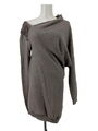 PATRIZIA PEPE Strickpullover Damen Gr. DE 38 graubraun Casual-Look