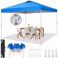 Pavillon 3x3 m Wasserdicht Faltpavillon Pop Up Partyzelt Gartenzelt UV Schutz