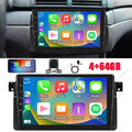 Autoradio 4+64GB Für BMW 3er E46 1999-2005 Android 13 Carplay GPS Navi BT Kamera