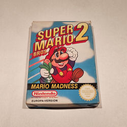 Super Mario Bros. 2 Nintendo NES PAL Top Zustand