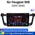 4G Carplay Für Peugeot 508 2011-2018 Android13 Autoradio GPS Navi WIFI BT DAB FM