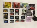 Nintendo Game Boy Advance SP Pink Rosa Konsole mit orig. Ladekabel + 16 Spiele