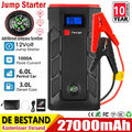 27000mAh Jump Starter Auto KFZ Starthilfe 12V 1000A Ladegerät Booster Power Bank