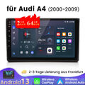 2+64GB Für Audi A4 S4 RS4 B6 B7 2000-2009 Android 13 Autoradio Carplay GPS NAVI