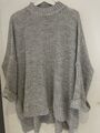 Oversize-Pullover mit Stehkragen und Schlitz 36 38 40