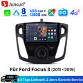 6+128G Für Ford Focus 2011-19 MK3 Android 13 Autoradio GPS Nav BT FM RDS CarPlay