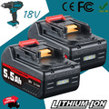 2X 5,5Ah Für Makita Ersatz Akku 18V Led BL1860B BL1850B BL1840B BL1830B BL1890B