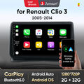 Android13 Autoradio Apple Carplay GPS Navi WIFI DAB Für Renault Clio 3 2005-2014