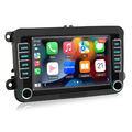 Carplay 7"Autoradio android13 2+32G GPS BT DAB+ Für VW GOLF T5 Sharan Caddy SWC