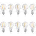 Osram 10x LED BASE CLASSIC A 60 7W=60W 806 lm E27 Waremweiß Lampe Birne