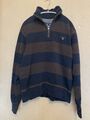 Gant  Pullover Pulli M 48 50 navy blau Braun Strickjacke gestreift Top Cardigan