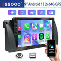 2+64G Für BMW 5er E39 X5 E53 E38 Android 13 Autoradio Carplay GPS NAVI RDS WIFI