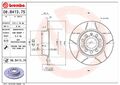 2x BREMBO Bremsscheibe XTRA LINE - Max 08.B413.75 für VW GOLF 7 5G1 BQ1 BE1 BE2