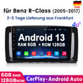 128GB Android13 Autoradio Für Mercedes R-Klasse W251 2005-2017 GPS Navi RDS WIFI