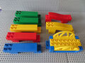 LEGO DUPLO 5 x Straßenabschnitte Kurven 31211 +2 Anhöhen 31210 + Brücke 31208