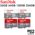 SanDisk Ultra Micro SD Speicherkarte Class 10 SDHC SDXC 16GB 32GB 64GB 128GB 256GB