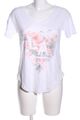 HOLLISTER T-Shirt Damen Gr. DE 34 weiß-hellgrau-pink Casual-Look