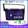 10.1" 6+128G Android 13 Autoradio CarPlay GPS Navi Für VW Golf 7 VII MK7 2012-17