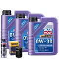 Motoröl 0W30 LIQUI MOLY Synthoil Longtime 3L+HENGST Ölfilter +Spülung