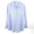 OPUS Bluse Longblouse FOLA Tunika Streifen Blau Weiß Gr. 40