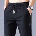 HABO Dünne Sommer-Freizeithose für Herren – Trendige Hose aus Eisseide