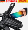 Fahrrad Rahmentasche Fahrradtasche Handyhalterung Wasserdicht 6.8'' Handytasche