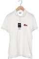 Lacoste Poloshirt Damen Polohemd Shirt Polokragen Gr. S Baumwolle Weiß #1k2veam