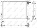 Motorkühler Wasserkühler NRF 53042 für CHRYSLER 300C LX LE Aluminium Touring LR