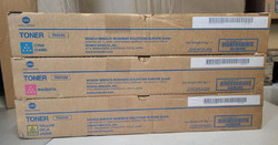 3 Toner Konica Minolta TN512C TN512M TN512Y Neu OVP B-Ware Original Bizhub C454