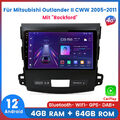 Für Mitsubishi Outlander II CWW 2005-2011 Android12 Autoradio NAVI 4+64G Carplay