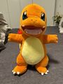 Pokémon Flame & Action Glumanda Plüschfigur 30cm Kuscheltier (Licht und Sound)