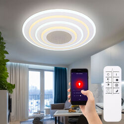 Deckenleuchte Wohnzimmerlampe Deckenlampe LED Tageslichtlampe Smart dimmbar CCT