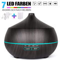 400ML 7 LED Licht Ultraschall Luftbefeuchter Aroma Diffuser Diffusor Humidifier