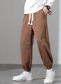 Herren-Sweatpants mit elastischem Bund und Kordelzug, lässige Sport-Sweatpants L