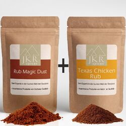 500g BBQ Magic Dust Rub +500g Barbecue Texas Chicken Rub Kombi Angebot