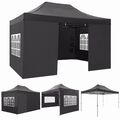 Faltpavillon Pavillon 3x3/4,5/6m Gartenzelt Partyzelt Wasserdicht Popup Pavillon