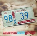 USA Nummernschild/Kennzeichen/license plate* Indiana Heritage State 1976 *