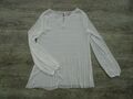 🌸 ESPRIT Damen Bluse Gr. 38 / M Weiß Business Party Festlich langarm 1. Hand 🌸