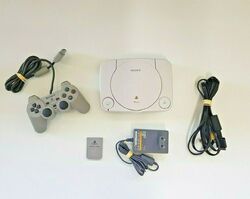 Ps1 Konsole Playstation 1 ONE Ps + Original Controller + Alle Kabel zur Auswahl