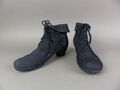 Gabor Damen Stiefel Gr 38,5 Schwarz Leder gefüttert Stiefelette Ankle Boots (WM)